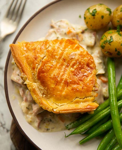 Chicken and Ham Pie