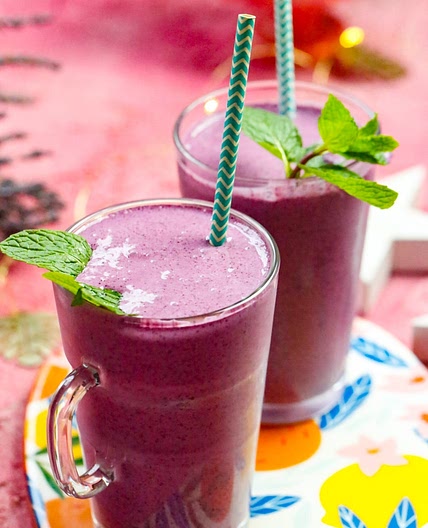 Blueberry Milkshake