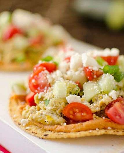 Mediterranean Breakfast Tostadas