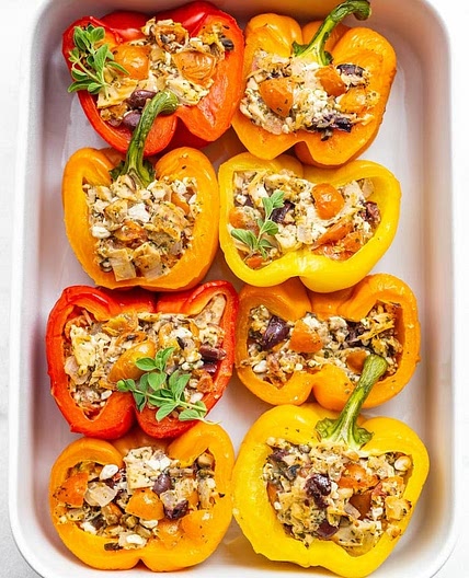 Tuna Stuffed Bell Peppers