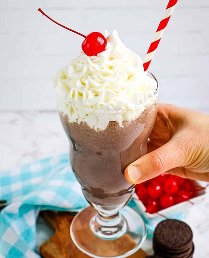 Chick-fil-A Cookies and Cream Milkshake