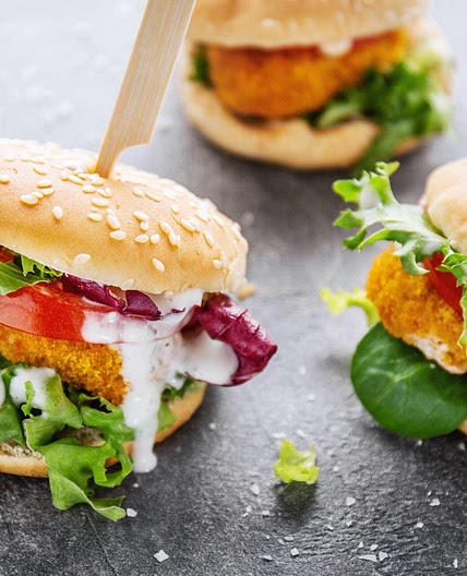 Chicken Cordon Bleu Burger