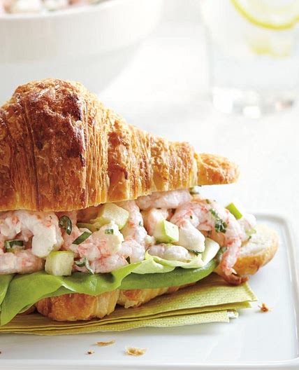 Nordic Shrimp Croissant Sandwiches