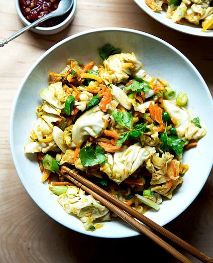 Chopped Thai Satay Salad with Peanut-Ginger Dressing