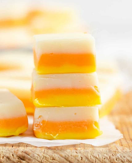 Easy Candy Corn Fudge