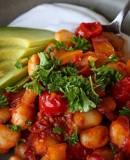 Harissa Spiced Beans