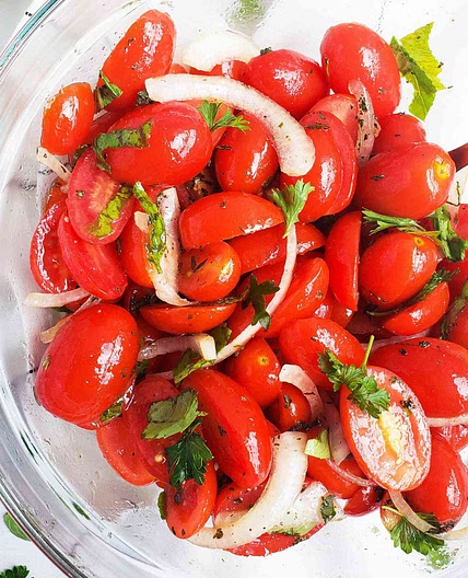 Basic Tomato & Balsamic Salad
