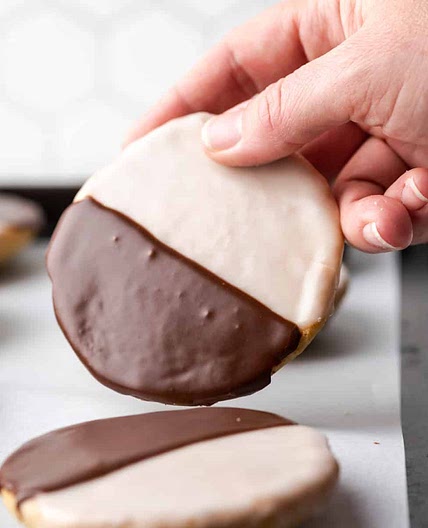 Classic Gluten Free Black and White Cookies