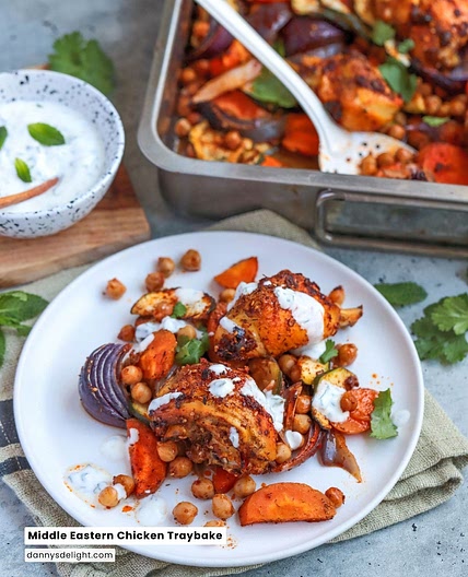 Middle Eastern Chicken Traybake
