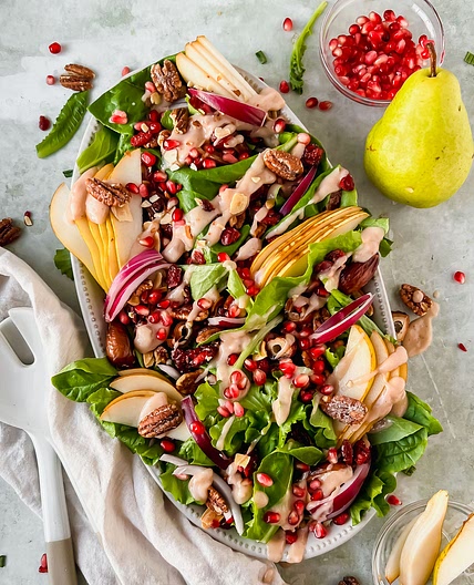 Pear and Pecan Salad