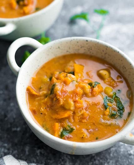 Vegan African Peanut Stew (Slow Cooker)