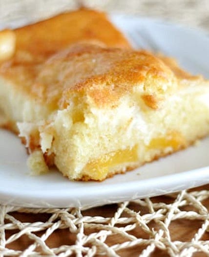 Peaches and Cream Cake