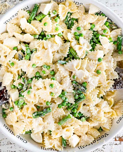 Asparagus and Peas Pasta Salad