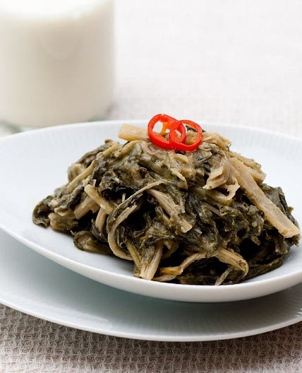 무청시래기 들깨나물과 두유 만드는 법