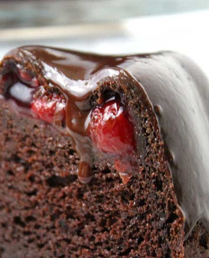 Chocolate Covered Cherry Bundt Cake