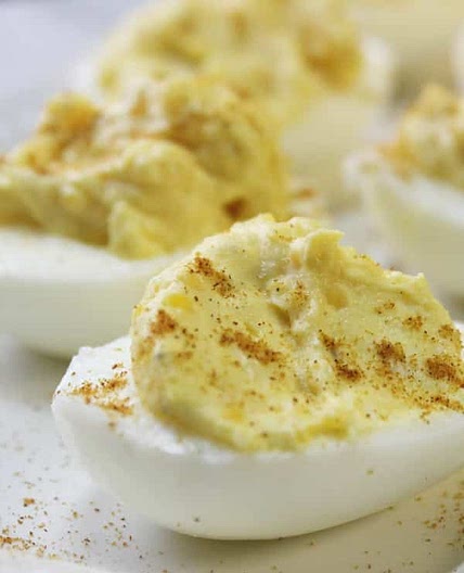 Best Deviled Eggs Made With Cream Cheese!