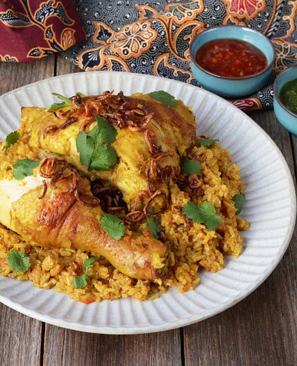 Thai Chicken Biryani (Kao Mok Gai)