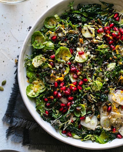 Wild Rice Salad with Orange Maple Vinaigrette