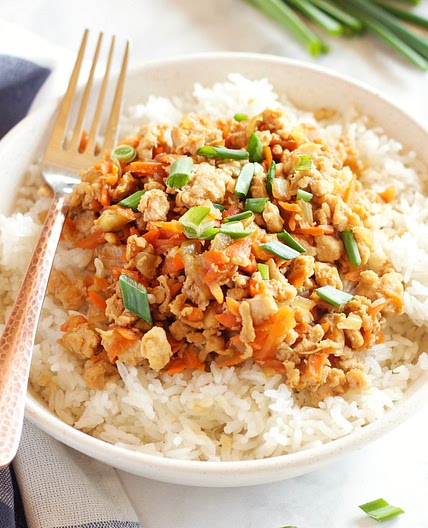 Easy Teriyaki Chicken Rice Bowls