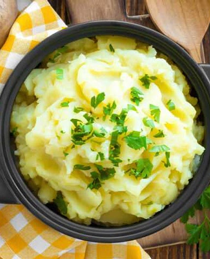 Low Sodium Garlic Mashed Potatoes