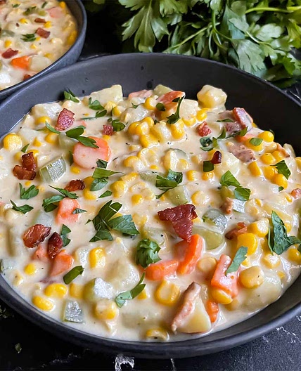 Creamy Creamy Potato Corn Chowder Recipe
