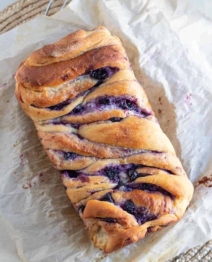 Blueberry Cream Cheese Babka