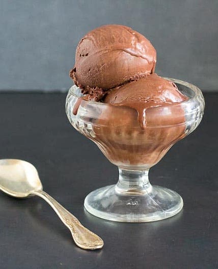 Low FODMAP Chocolate Sorbet