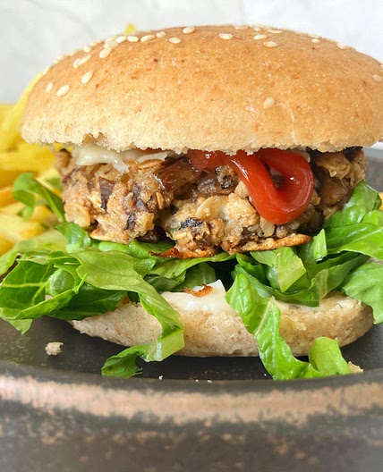 Easy Homemade Mushroom Burgers