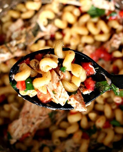 Instant Pot Bruschetta Chicken Pasta