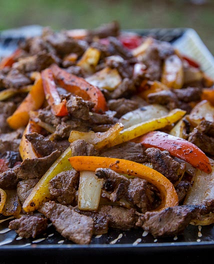 Blackstone Steak Fajitas