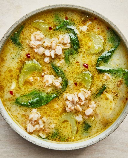 Farro and Escarole Soup