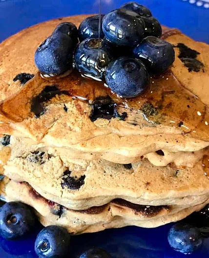 The Best Blueberry Pancakes (Vegan and Gluten Free)