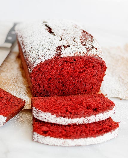 Red Velvet Banana Bread