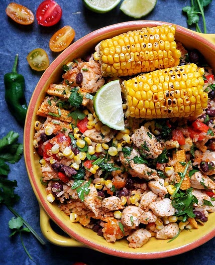 Mexican lime & chicken rice