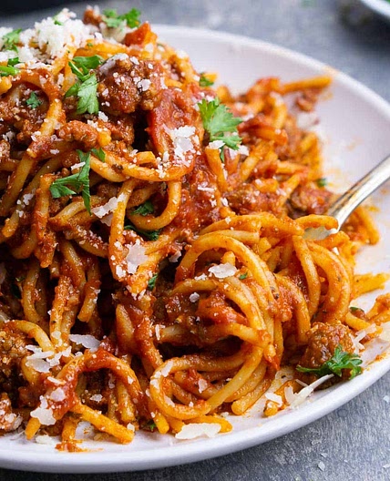 Instant Pot Spaghetti and Meat Sauce