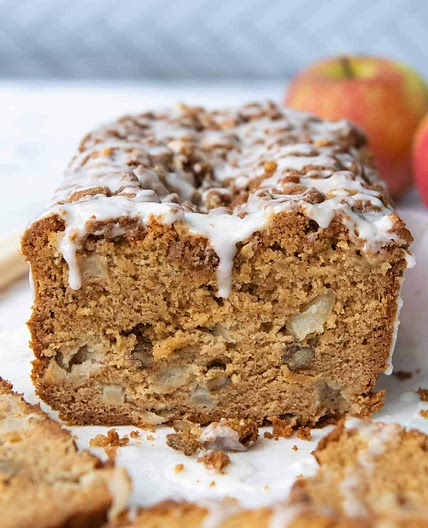 Moist Gluten-Free Apple Bread With Cinnamon Streusel