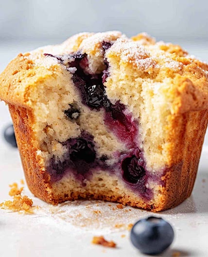 Vegan Blueberry Muffins