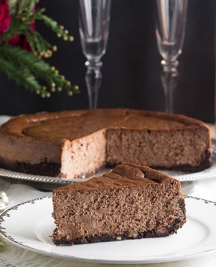 Low FODMAP Chocolate Cheesecake