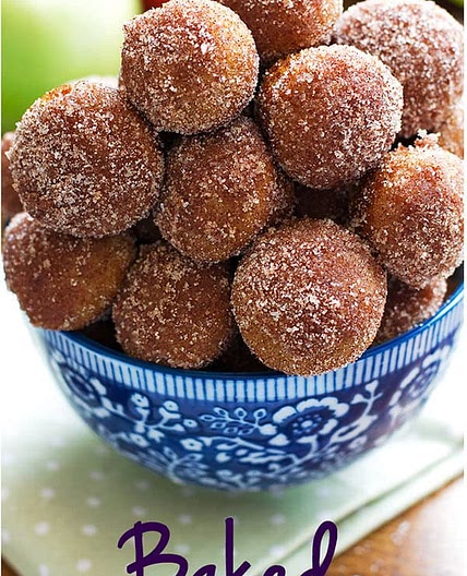 Baked Apple Cider Donut Holes