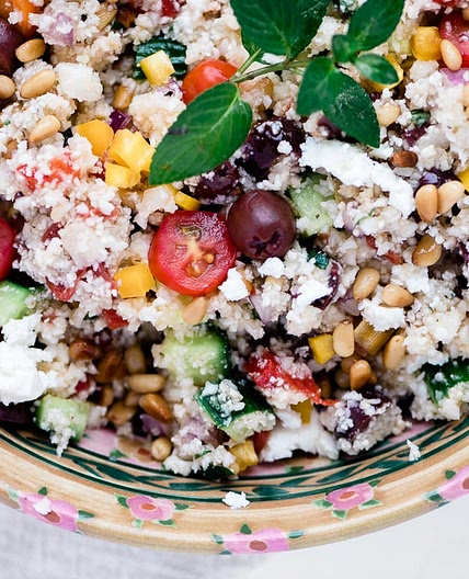 Mediterranean Cauliflower Couscous Salad