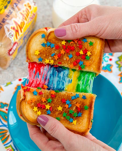 Colorful Grilled Cheese