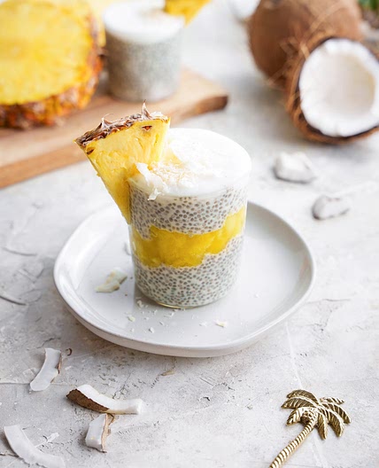 Piña Colada Chia Seed Pudding