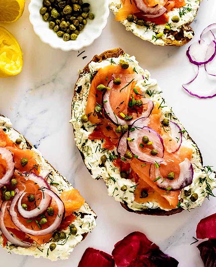 Smoked Salmon Toasts