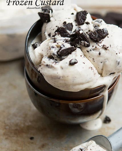 Cookies and Cream Frozen Custard Ice Cream