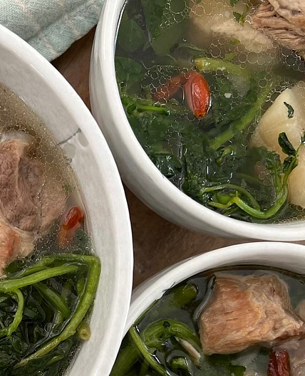 Chinese Watercress Soup (Instant Pot / Pressure Cooker Recipe) Sai Yeung Choi Tong 西洋菜湯