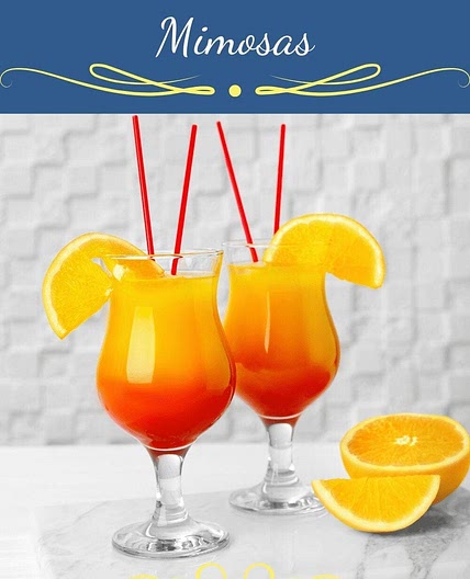 Amaretto Sunset Mimosas