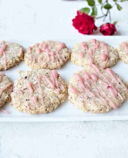 Rose cookie recipe (Rosewater cookies)