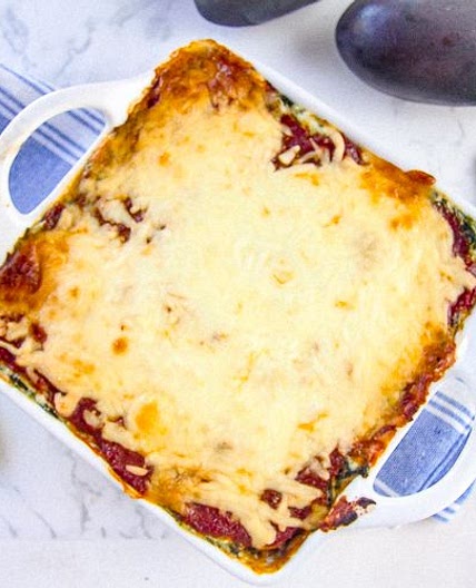 Spinach Eggplant Lasagna