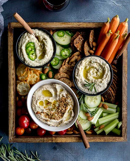 White Bean Dip (Three Easy Variations)