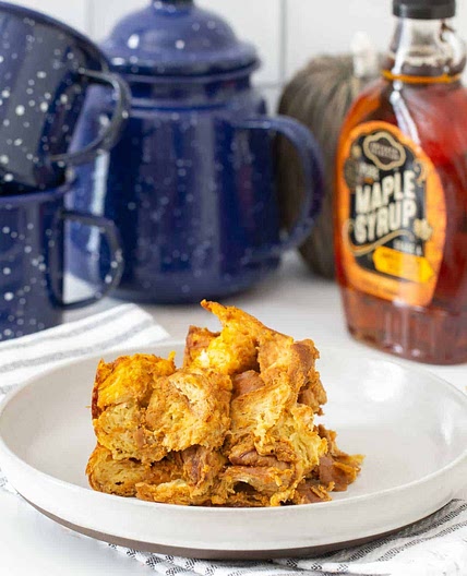 Slow Cooker Pumpkin French Toast
